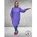 No.1 By OX Gebreide Tuniek Jurk Paisley Purple